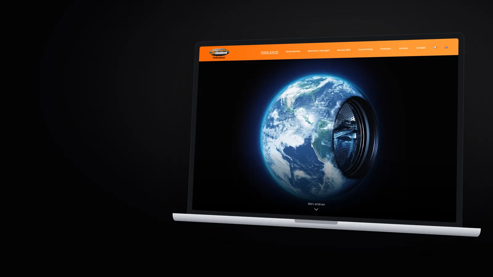 Einfach. Zukunft. – Website im Browser